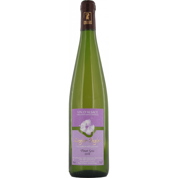 Pinot Gris 2018 - Domaine Ziegler Fugler - 75cl