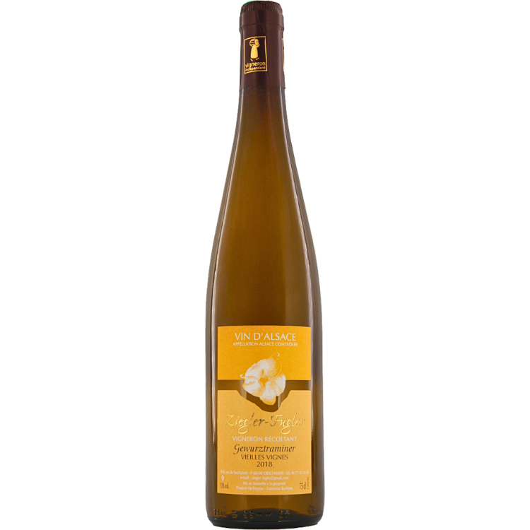 Gewurztraminer 2018 Vieilles Vignes - Domaine Ziegler Fugler - 75cl