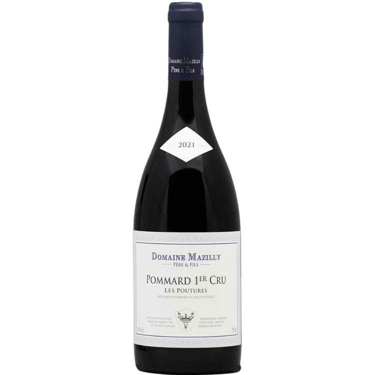 Pommard 1er Cru Rouge 2021 " Les Poutures" - Domaine MAZILLY - 75cl